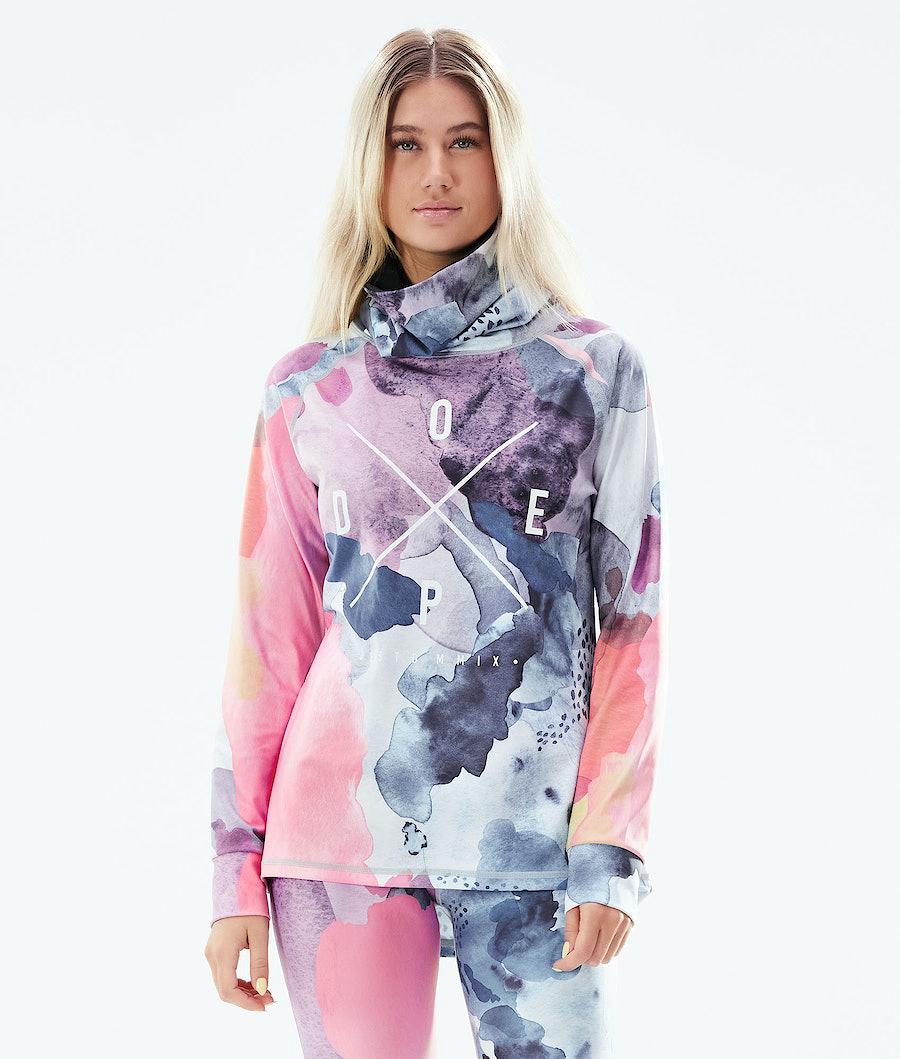 Women's Dope Snuggle W 2X-Up Base Layer Top Ink Multicolor USA | LNHMW-8532