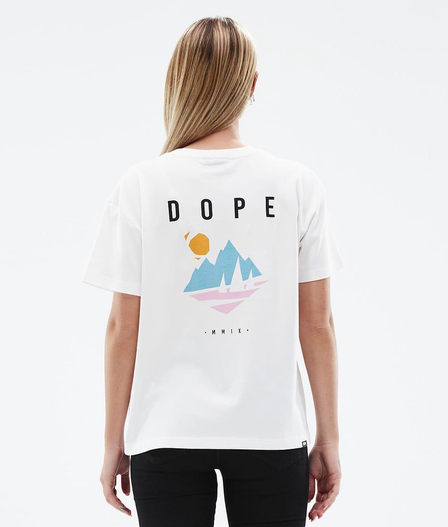 Women's Dope Standard W Pine T-shirt White USA | EWMSZ-7356