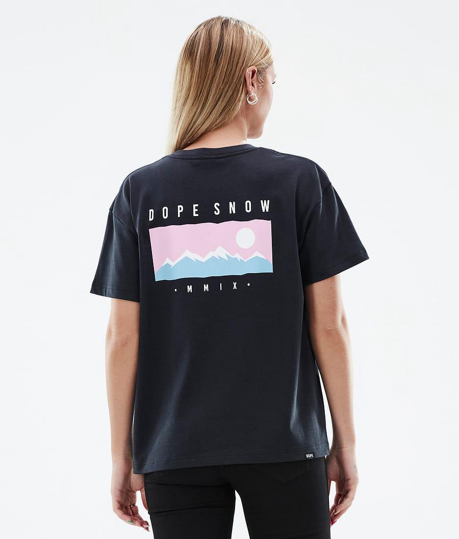 Women's Dope Standard W Range T-shirt Black USA | ZQCYK-2614