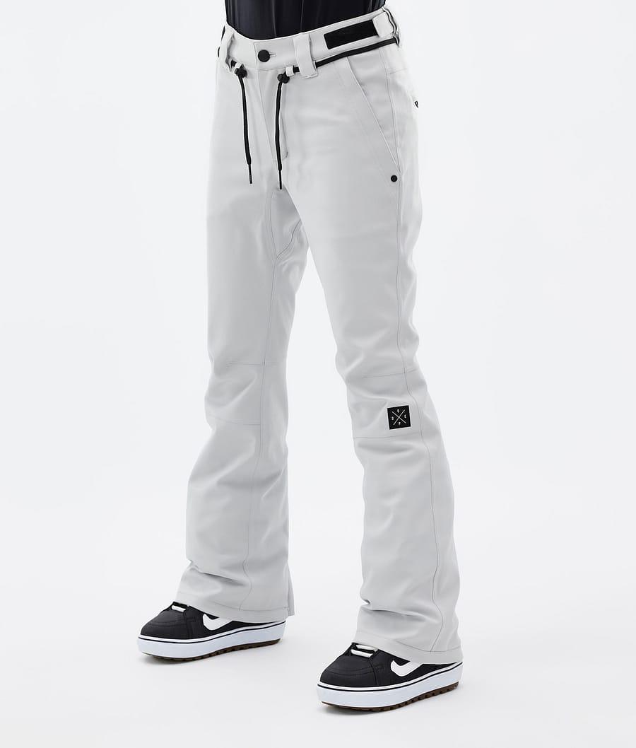 Women's Dope Tigress W Snowboard Pants Light Grey USA | RTDUK-7925