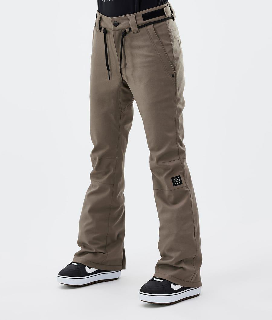 Women's Dope Tigress W Snowboard Pants Walnut Khaki USA | SFWCN-4960