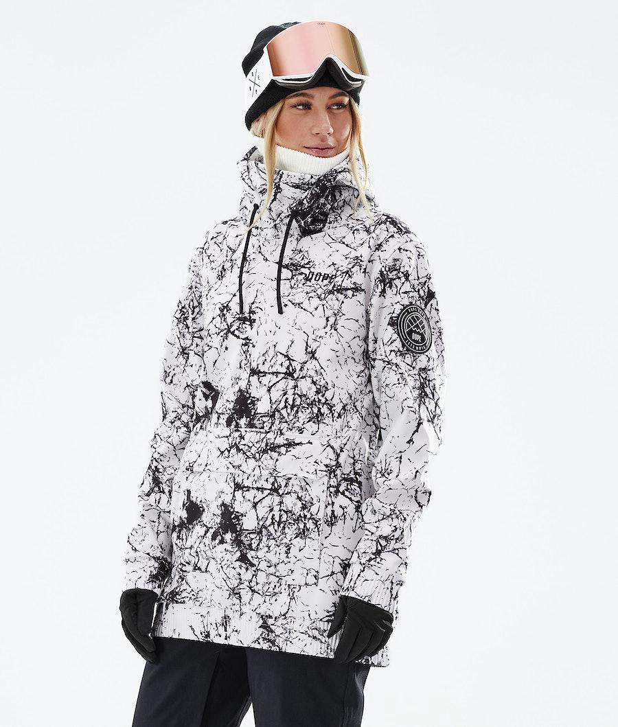 Women's Dope Wylie W Capital Ski Jacket Rock White USA | QUJPL-2174