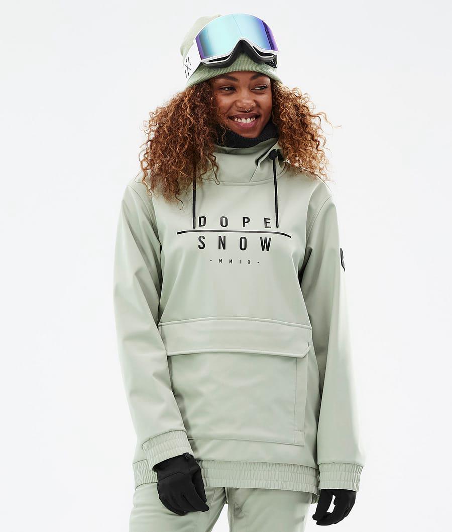 Women's Dope Wylie W DS Ski Jacket Soft Green USA | LSWEI-1035