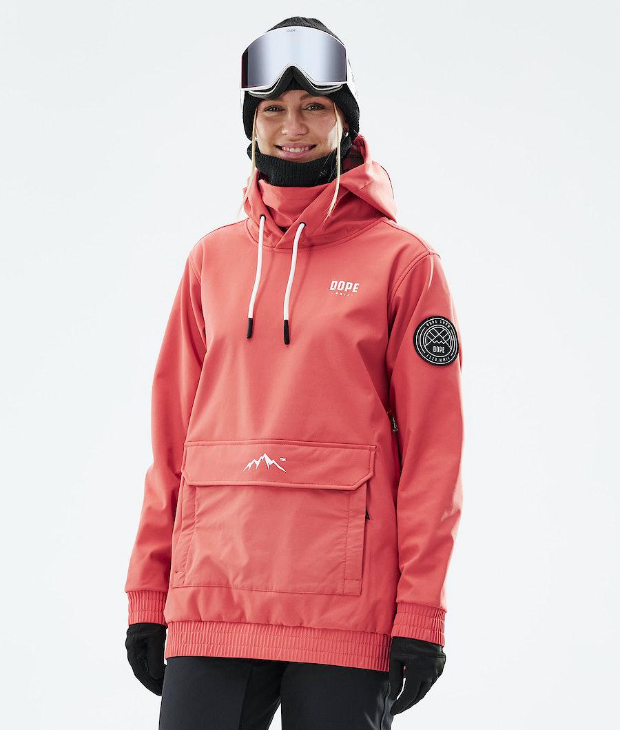 Women's Dope Wylie W Snowboard Jacket Capital Coral USA | ATILE-2940