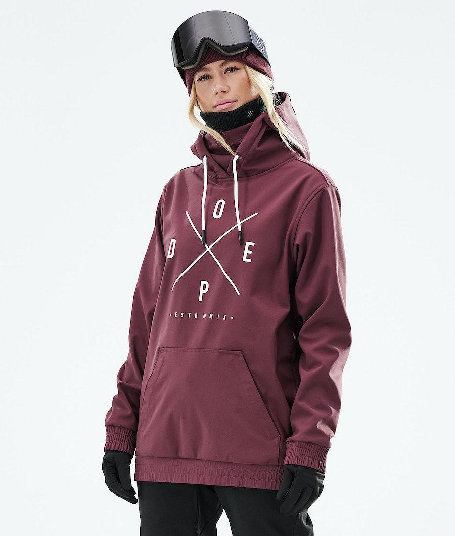 Women's Dope Yeti 2021 2X-Up Ski Jacket Burgundy USA | HJGXY-4961