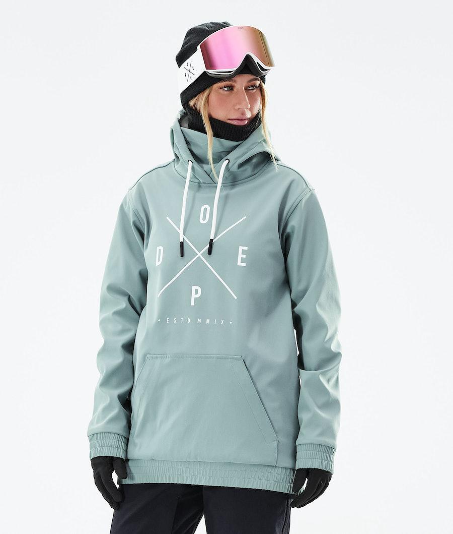 Women's Dope Yeti 2021 2X-Up Ski Jacket Faded Green USA | XHBOT-5209