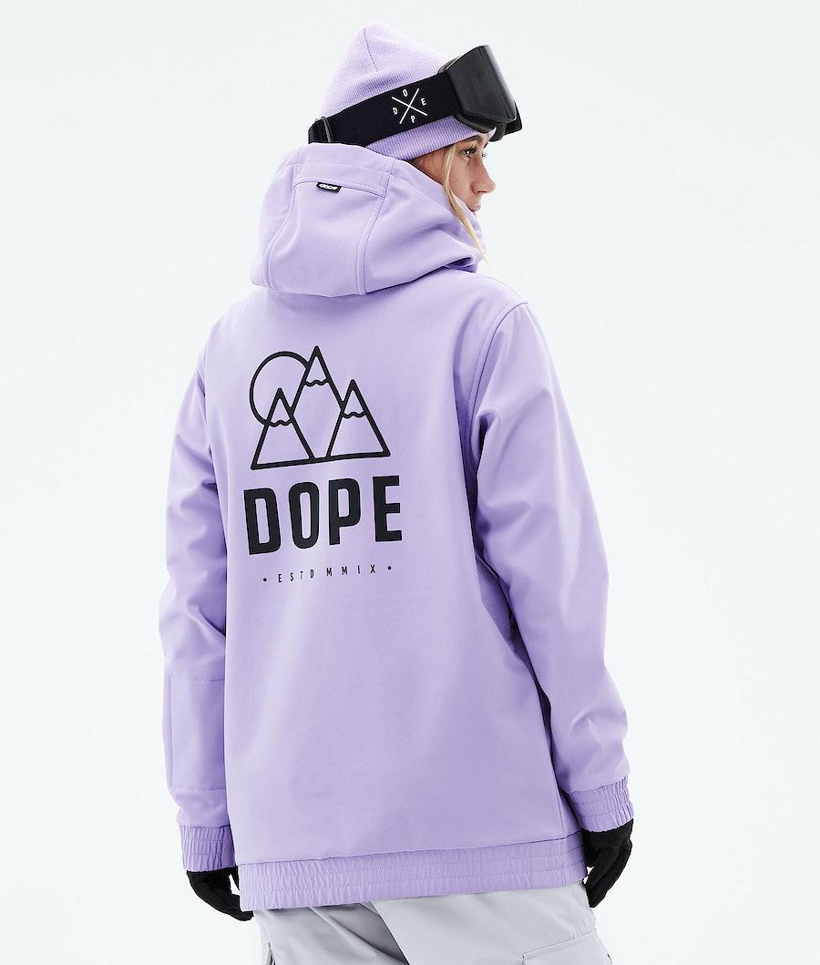 Women's Dope Yeti 2021 Ski Jacket Rise Faded Violet Purple USA | NVLAF-2706