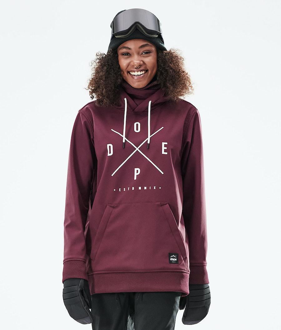 Women's Dope Yeti W 10k Ski Jacket Burgundy USA | VLCUH-1853