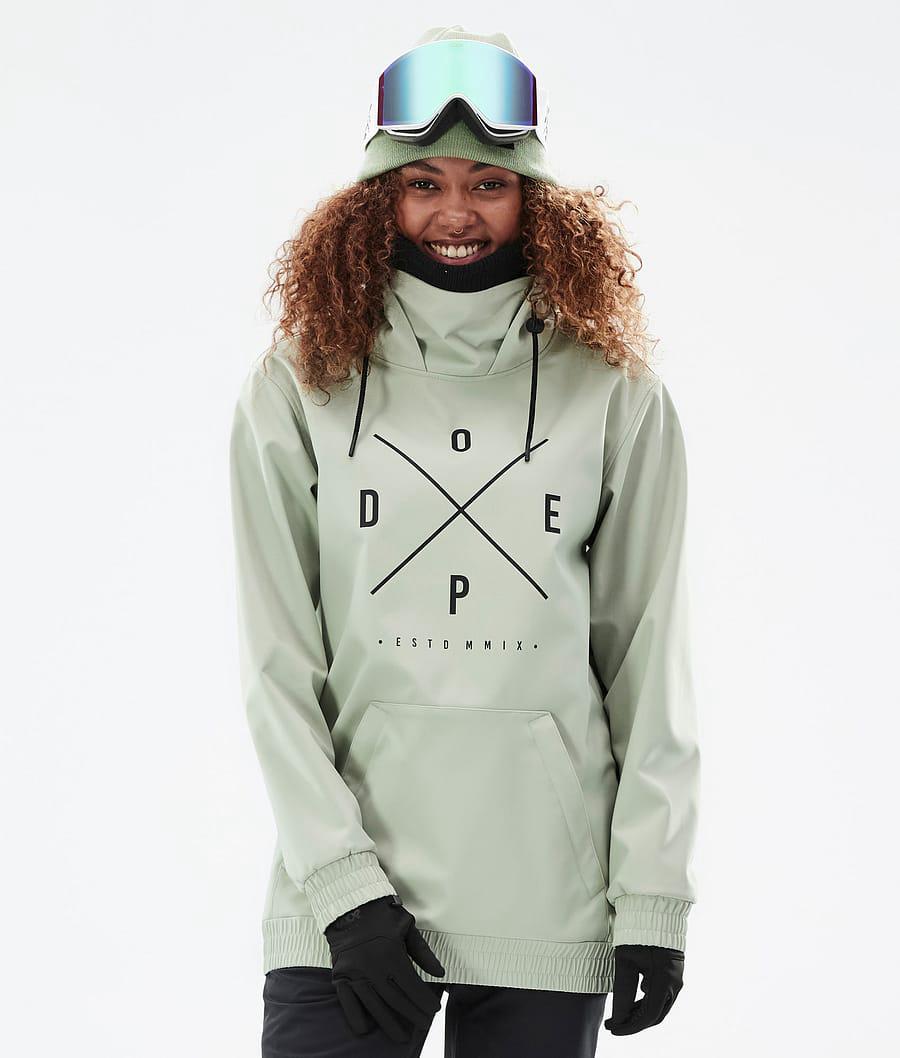 Women's Dope Yeti W 2X-Up Ski Jacket Soft Green USA | OKHNJ-5083