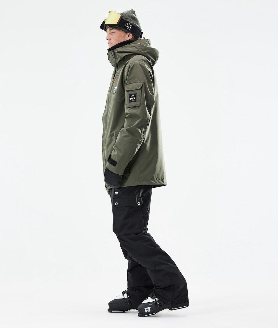 Men's Dope Adept 2021 Ski Jacket Olive Green  USA |  LFOXN-7069