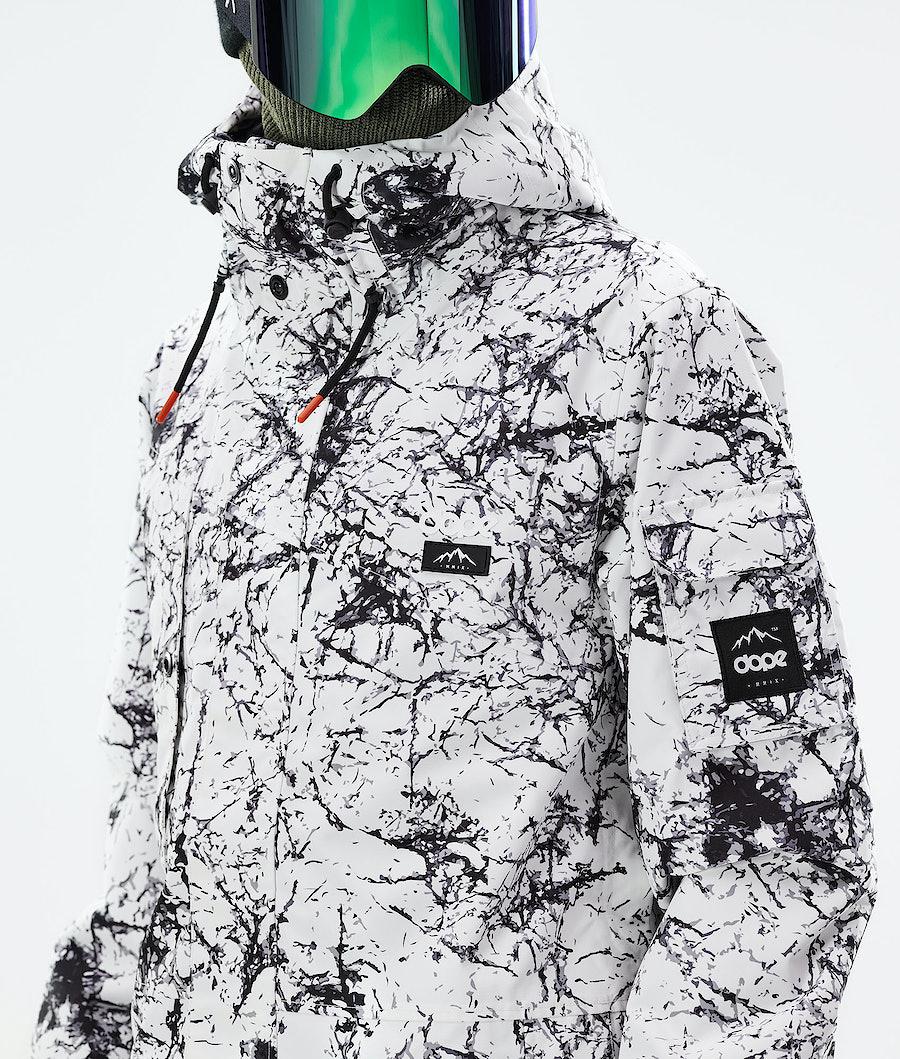 Men's Dope Adept 2021 Ski Jacket Rock White/Black  USA |  XZUJD-7286