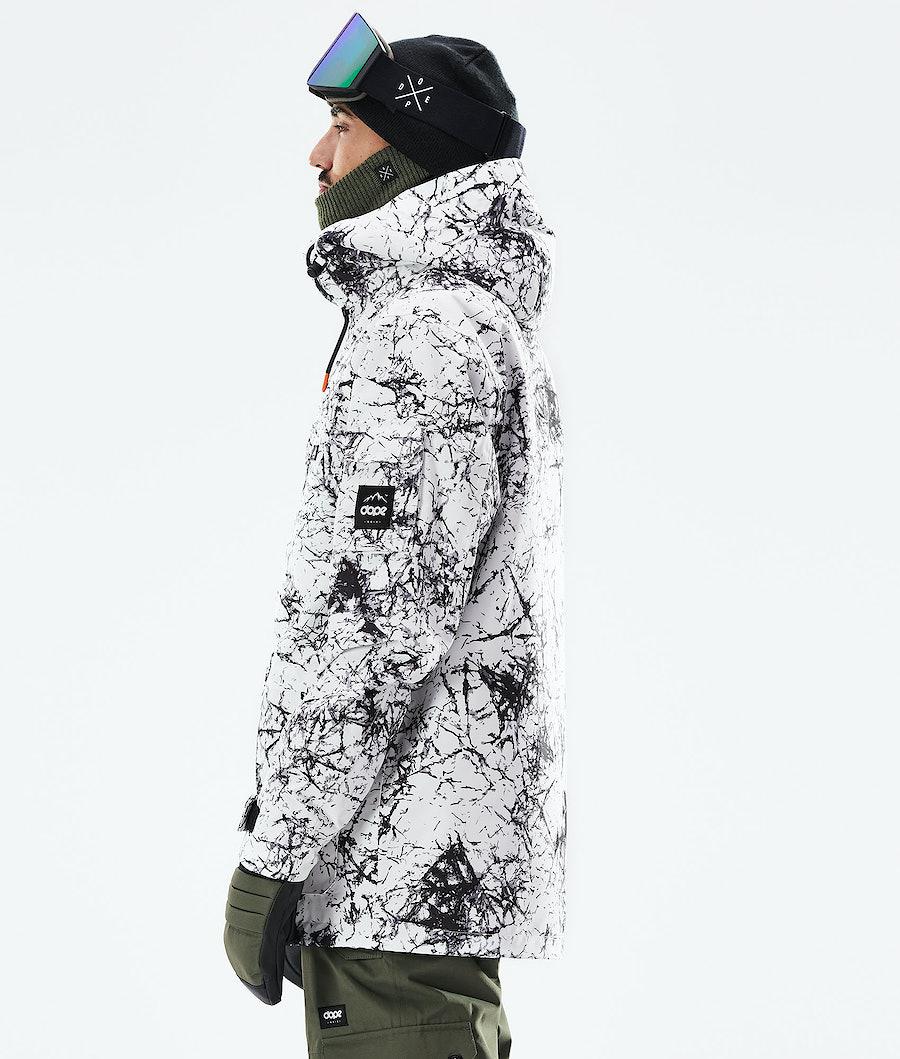 Men's Dope Adept 2021 Ski Jacket Rock White/Black  USA |  XZUJD-7286