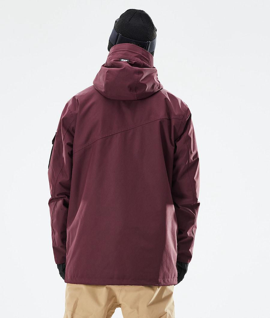 Men's Dope Adept 2021 Snowboard Jacket Burgundy  USA |  XUPNR-2697