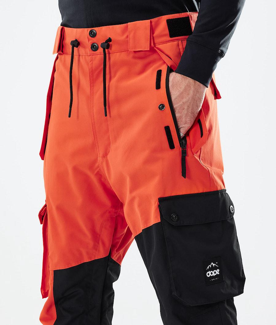 Men's Dope Adept 2021 Snowboard Pants Orange/Black  USA |  WXCSF-3175