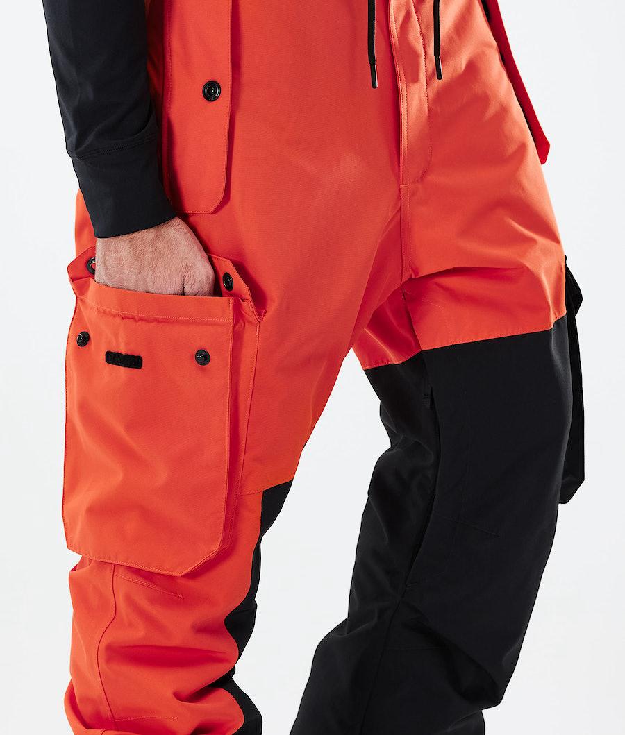 Men's Dope Adept 2021 Snowboard Pants Orange/Black  USA |  WXCSF-3175