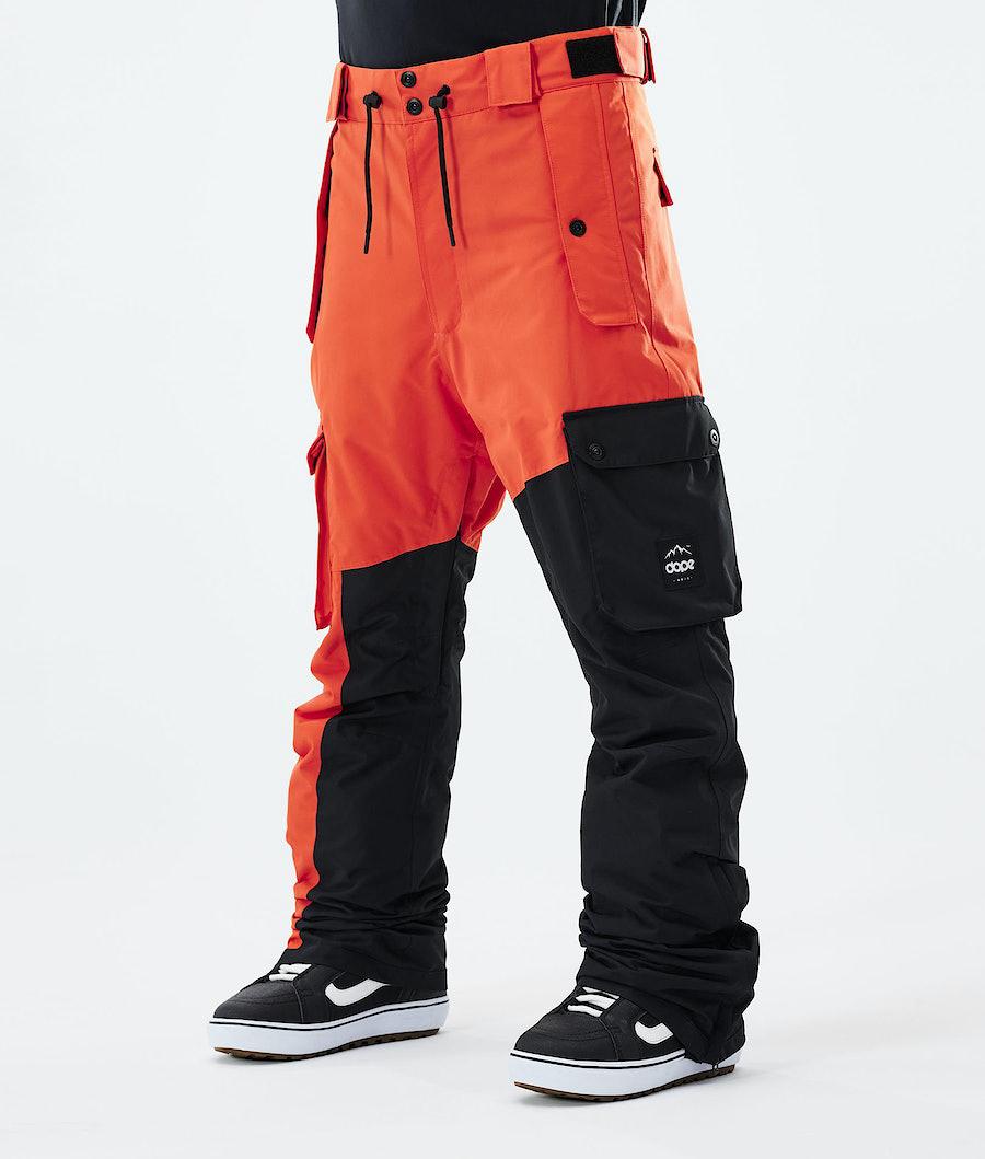 Men\'s Dope Adept 2021 Snowboard Pants Orange/Black  USA |  WXCSF-3175