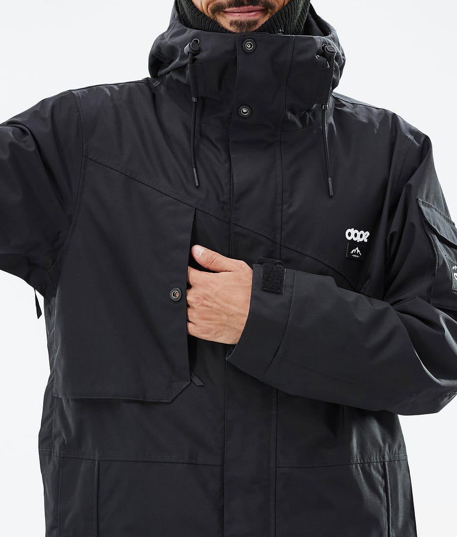 Men's Dope Adept Ski Jacket Black  USA |  KNFIG-8192