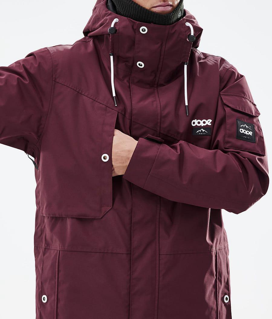 Men's Dope Adept Ski Jacket Burgundy  USA |  YCOIP-4810