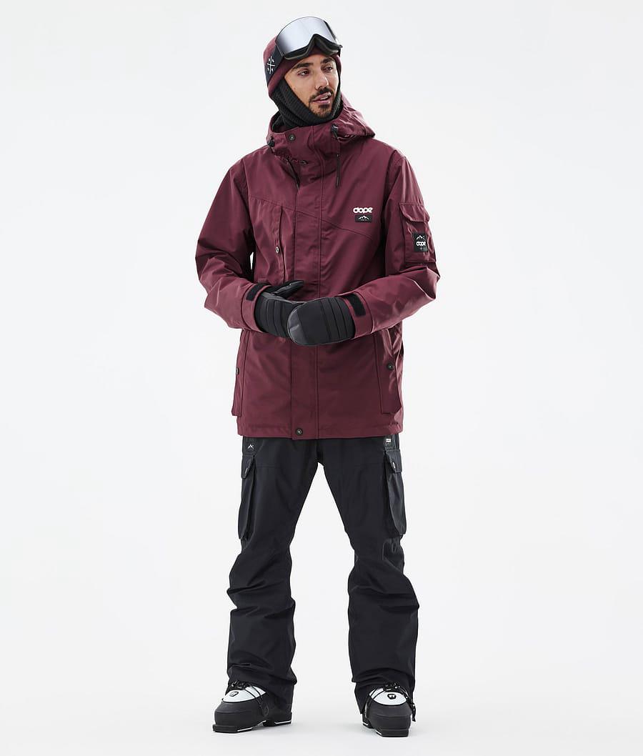 Men's Dope Adept Ski Jacket Don Burgundy  USA |  FBJMG-9042