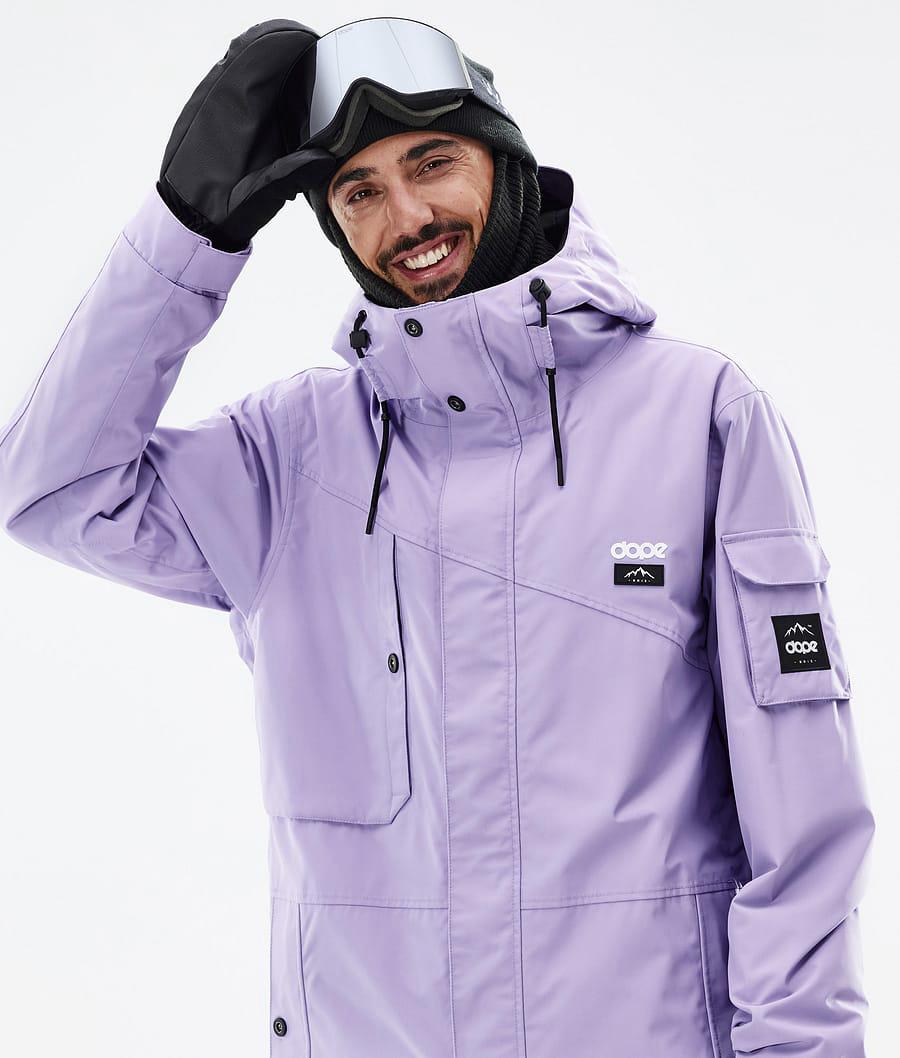 Men's Dope Adept Ski Jacket Faded Violet Purple  USA |  DJYUA-5096