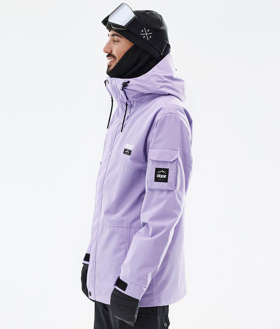 Men's Dope Adept Ski Jacket Faded Violet Purple  USA |  DJYUA-5096