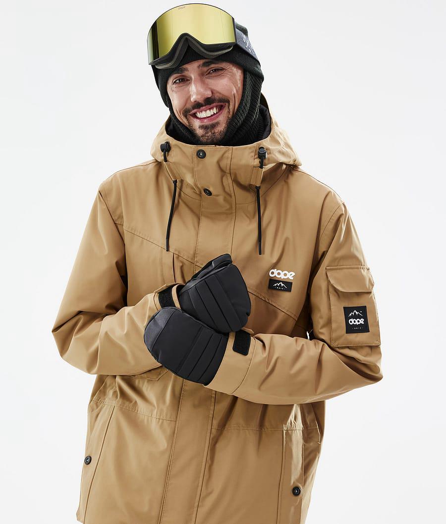 Men's Dope Adept Ski Jacket Gold  USA |  DBGYW-5389