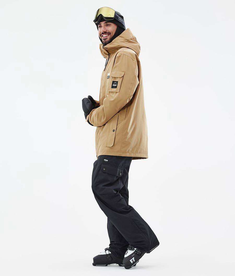 Men's Dope Adept Ski Jacket Gold  USA |  DBGYW-5389