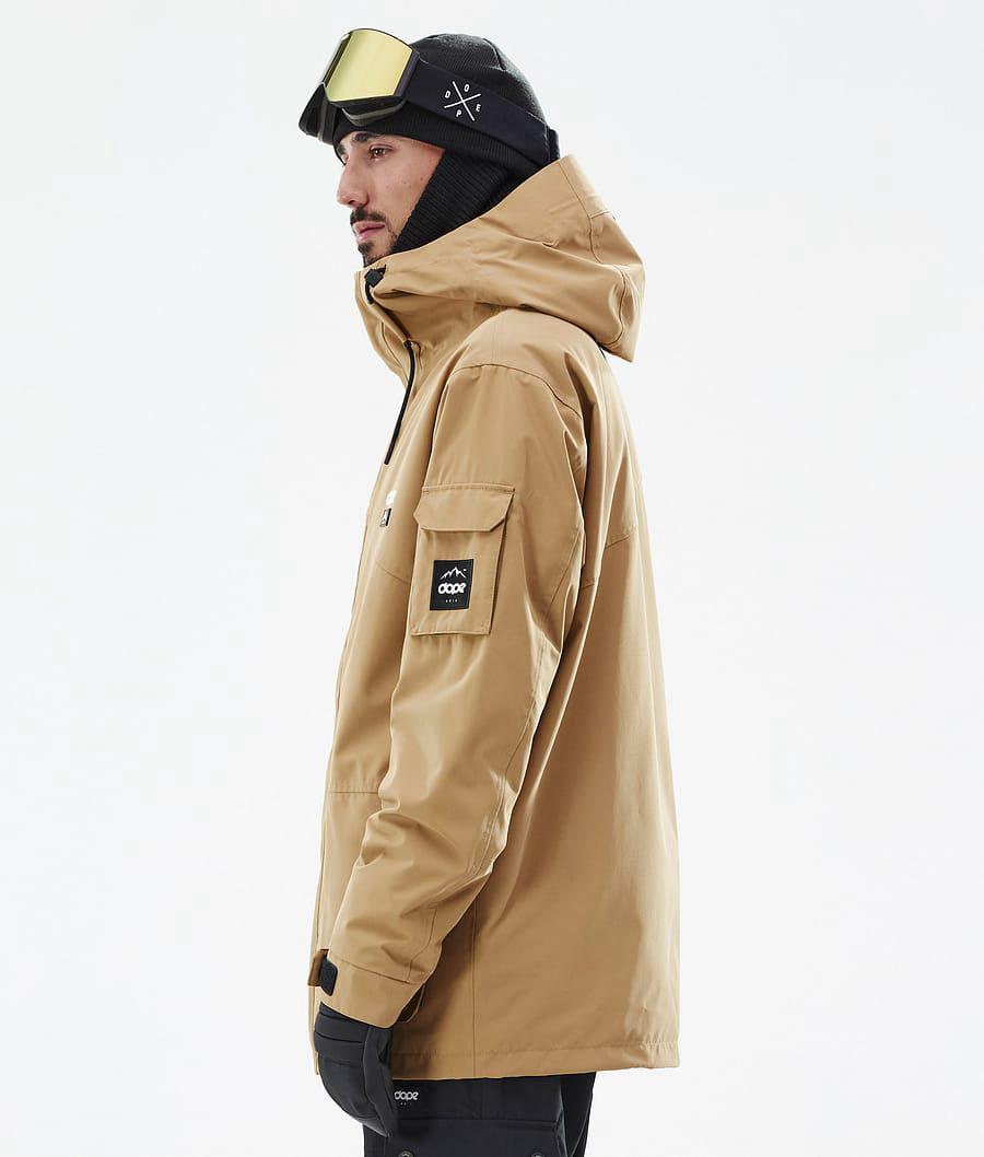 Men's Dope Adept Ski Jacket Gold  USA |  DBGYW-5389