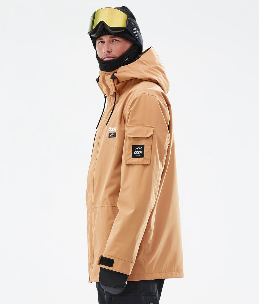 Men's Dope Adept Ski Jacket Khaki Yellow  USA |  BOAQJ-0846