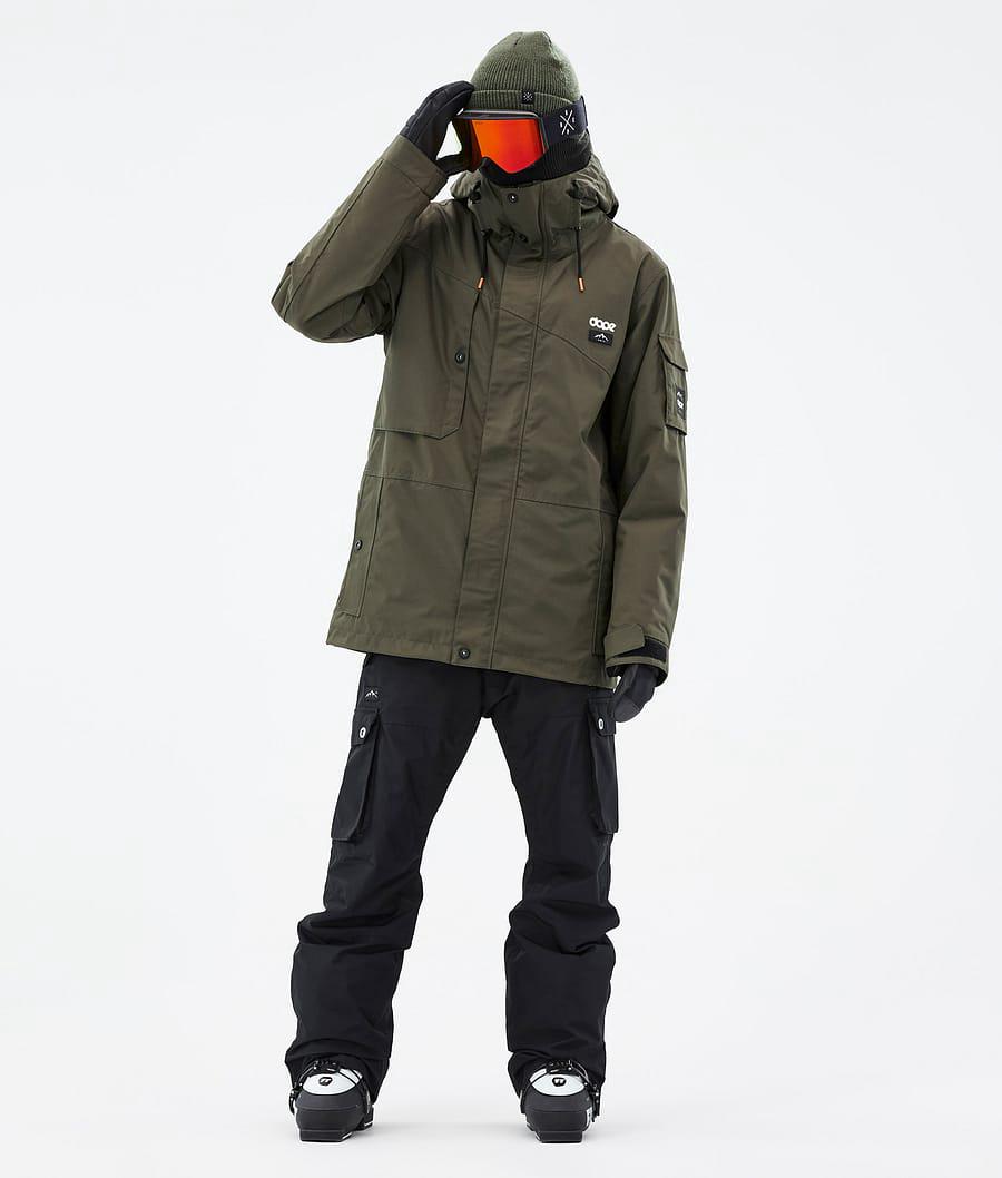 Men's Dope Adept Ski Jacket Olive Green  USA |  UGRKX-7581