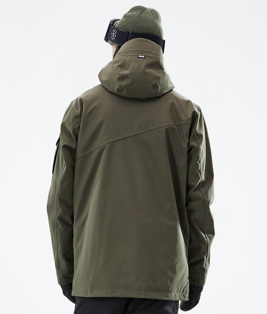 Men's Dope Adept Ski Jacket Olive Green  USA |  UGRKX-7581