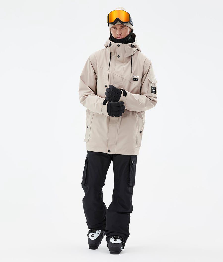 Men's Dope Adept Ski Jacket Sand Beige  USA |  HVKOZ-1927