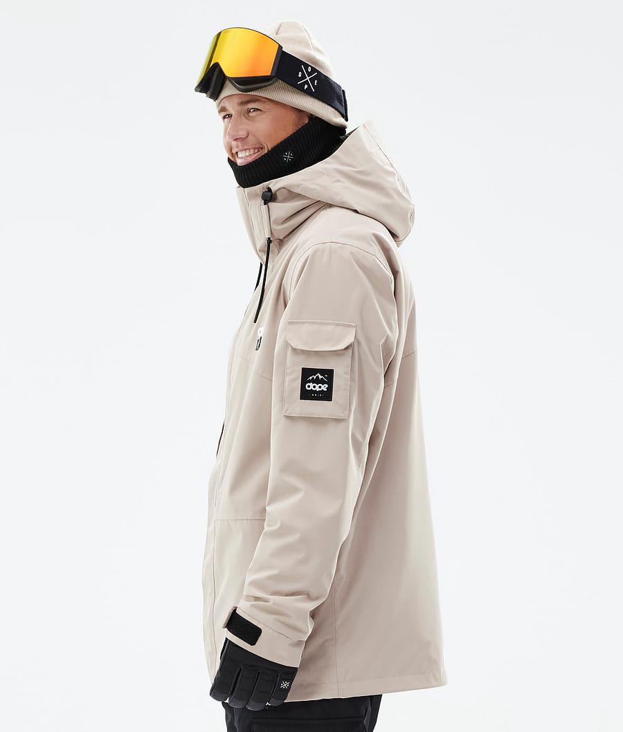 Men's Dope Adept Ski Jacket Sand Beige  USA |  HVKOZ-1927