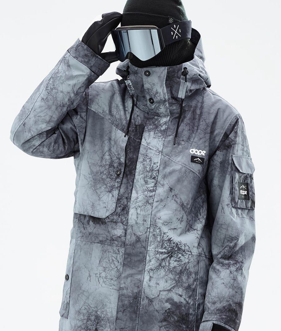 Men's Dope Adept Snowboard Jacket Dirt Grey  USA |  DSRXW-2819