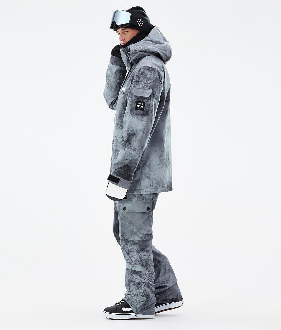 Men's Dope Adept Snowboard Jacket Dirt Grey  USA |  DSRXW-2819