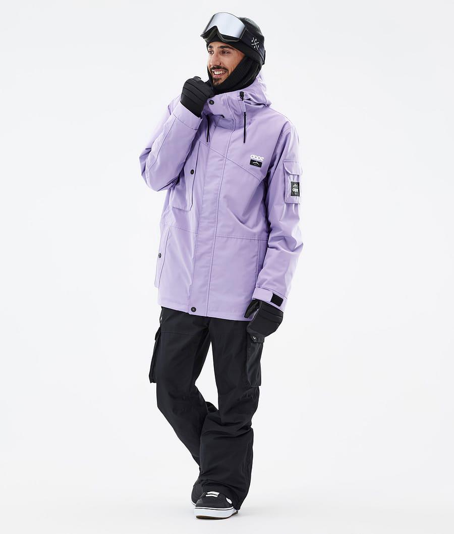 Men's Dope Adept Snowboard Jacket Faded Violet Purple  USA |  KZOBS-4015