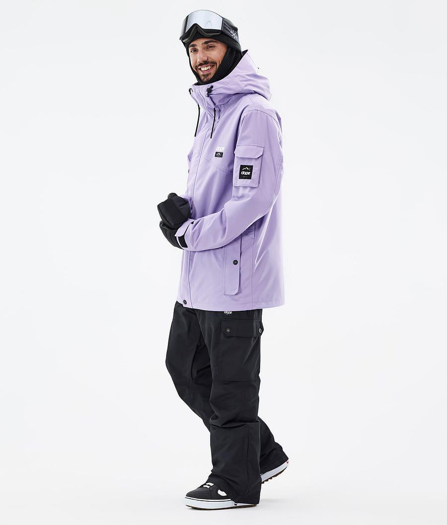 Men's Dope Adept Snowboard Jacket Faded Violet Purple  USA |  KZOBS-4015