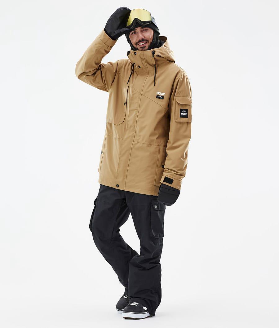 Men's Dope Adept Snowboard Jacket Gold  USA |  SXTYG-2041