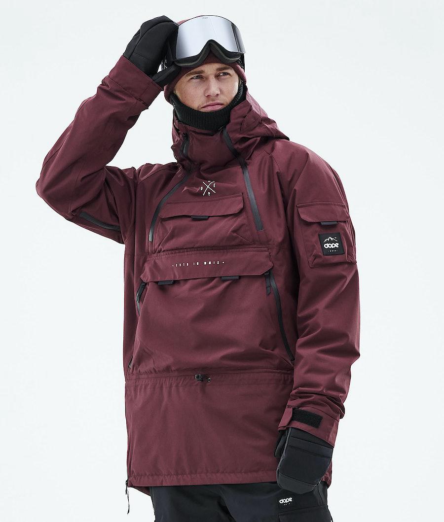 Men\'s Dope Akin 2019 Ski Jacket Burgundy  USA |  RQVPA-7012