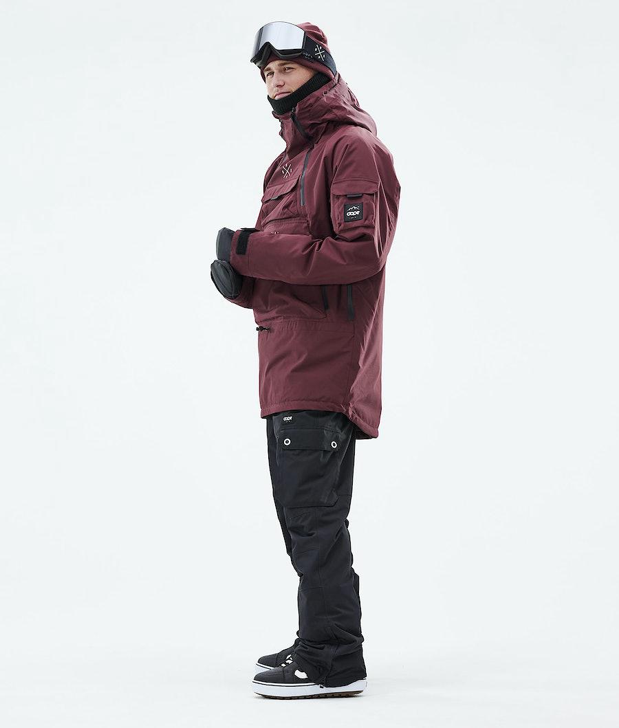 Men's Dope Akin 2019 Snowboard Jacket Burgundy  USA |  WDMLX-0359