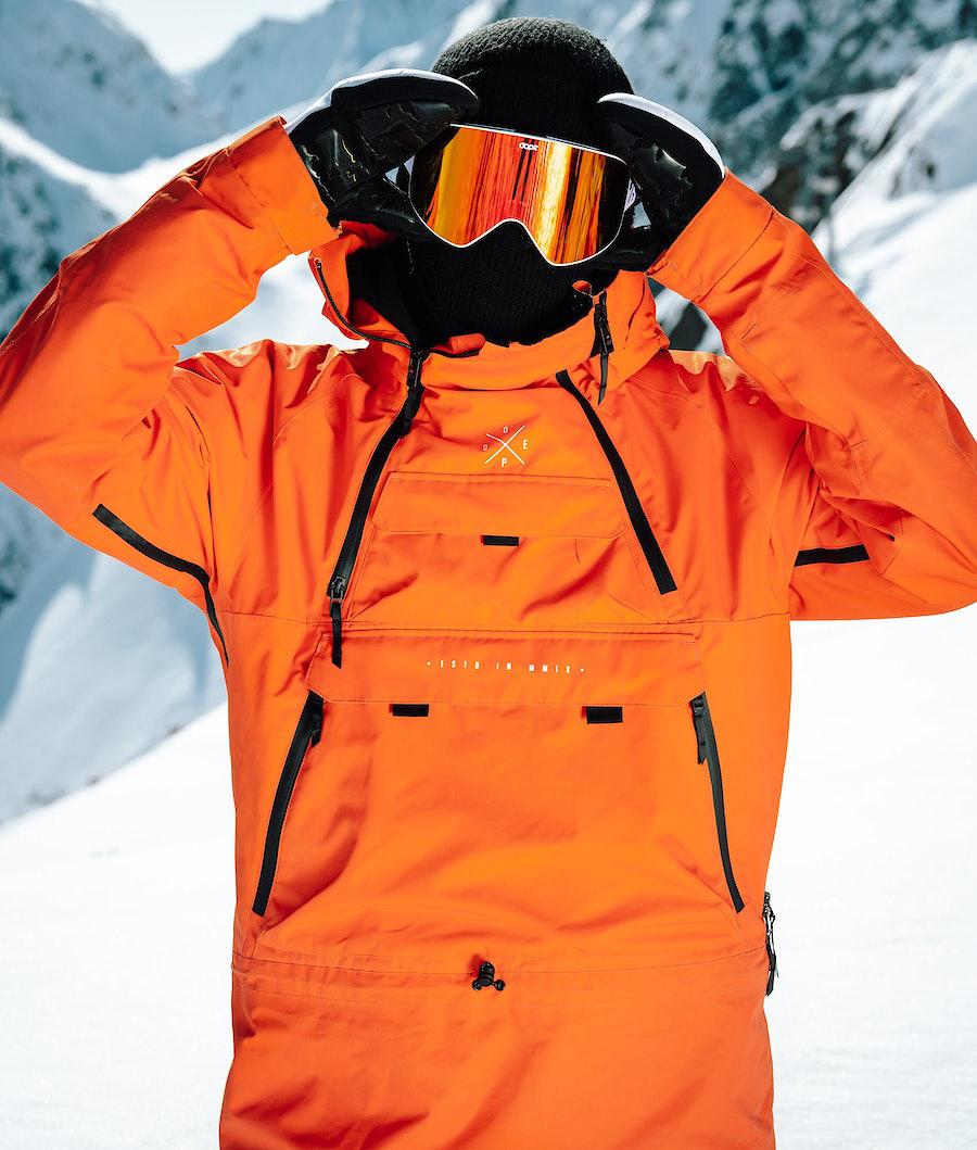 Men's Dope Akin 2019 Snowboard Jacket Orange  USA |  CFJKY-8091