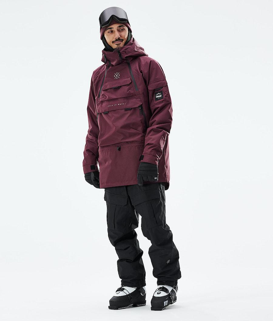 Men's Dope Akin 2021 Ski Jacket Burgundy  USA |  SZGRA-9157