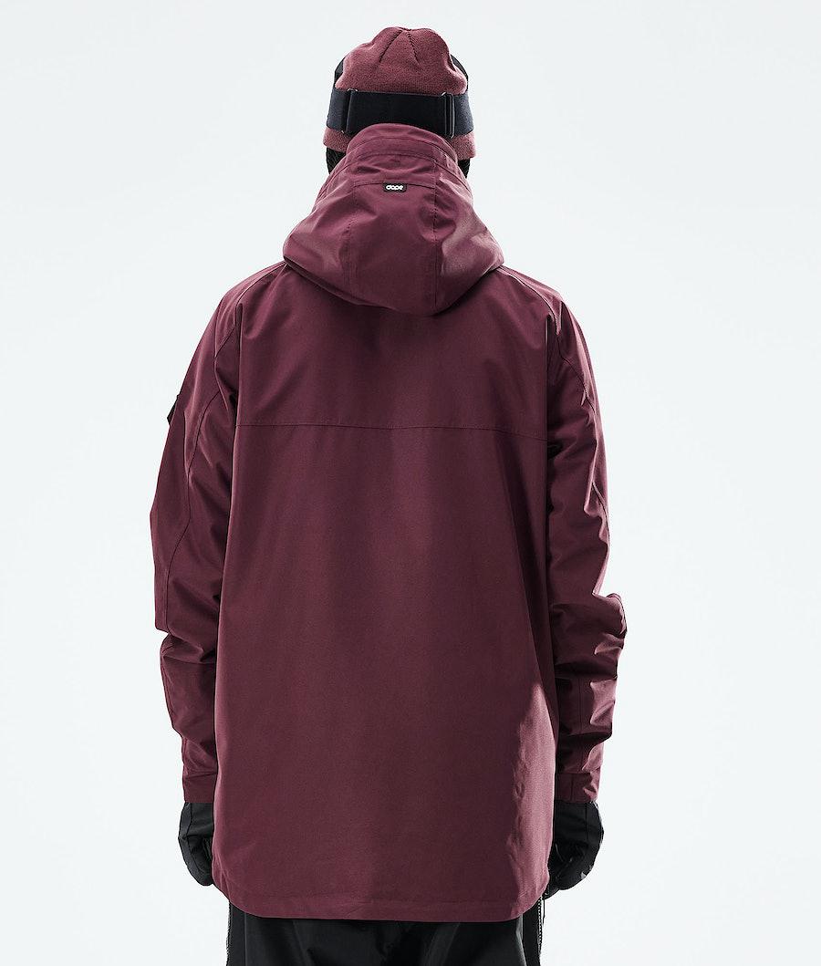 Men's Dope Akin 2021 Ski Jacket Burgundy  USA |  SZGRA-9157