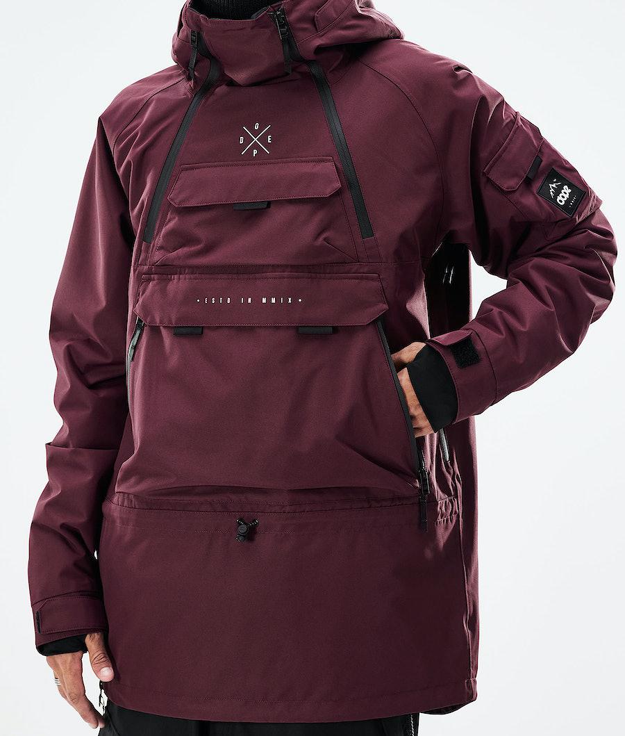 Men's Dope Akin 2021 Ski Jacket Burgundy  USA |  SZGRA-9157