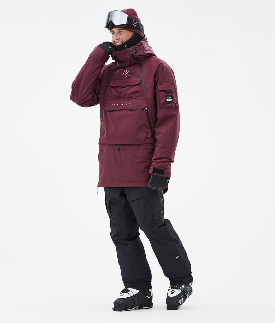 Men's Dope Akin Ski Jacket Burgundy  USA |  COTAS-7351