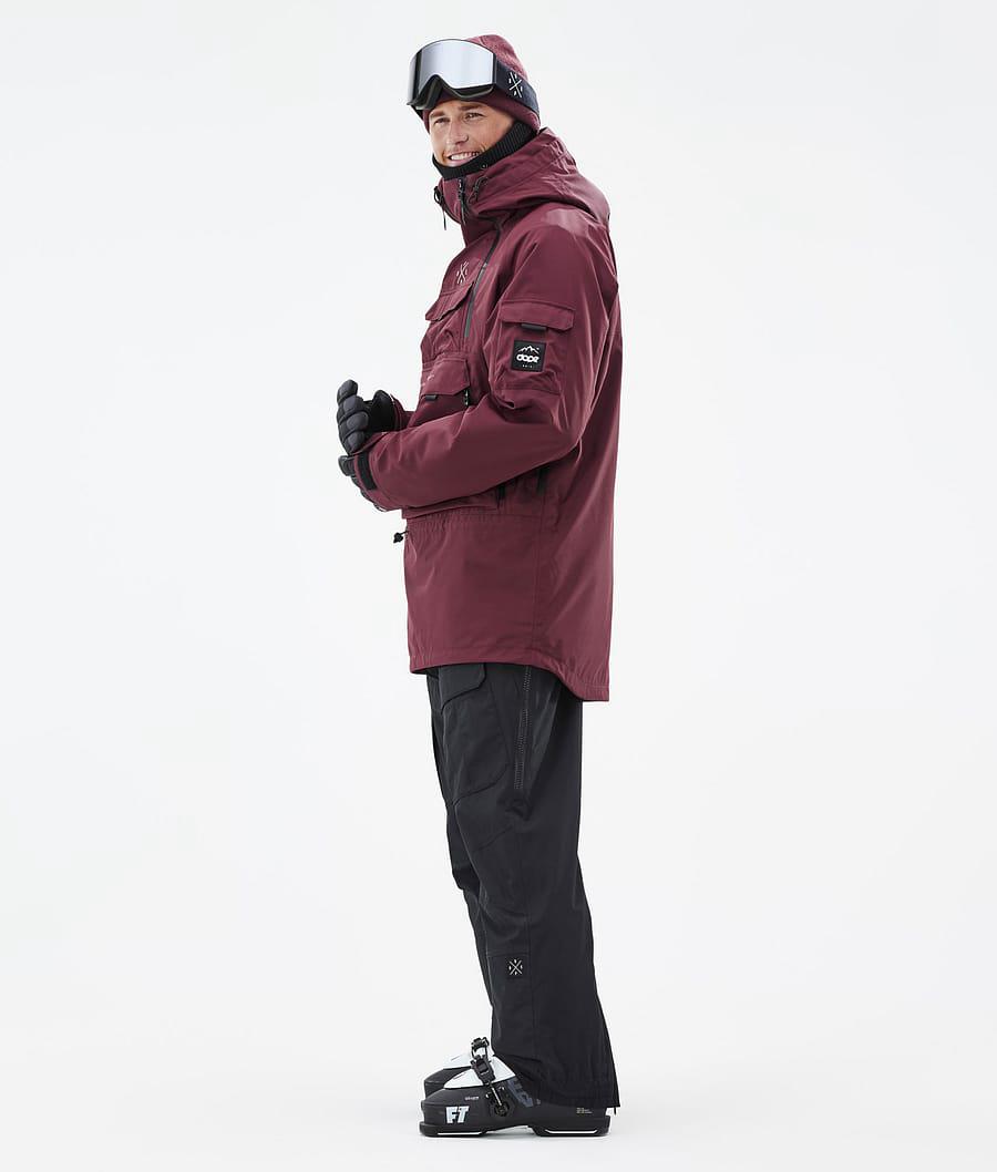 Men's Dope Akin Ski Jacket Burgundy  USA |  COTAS-7351