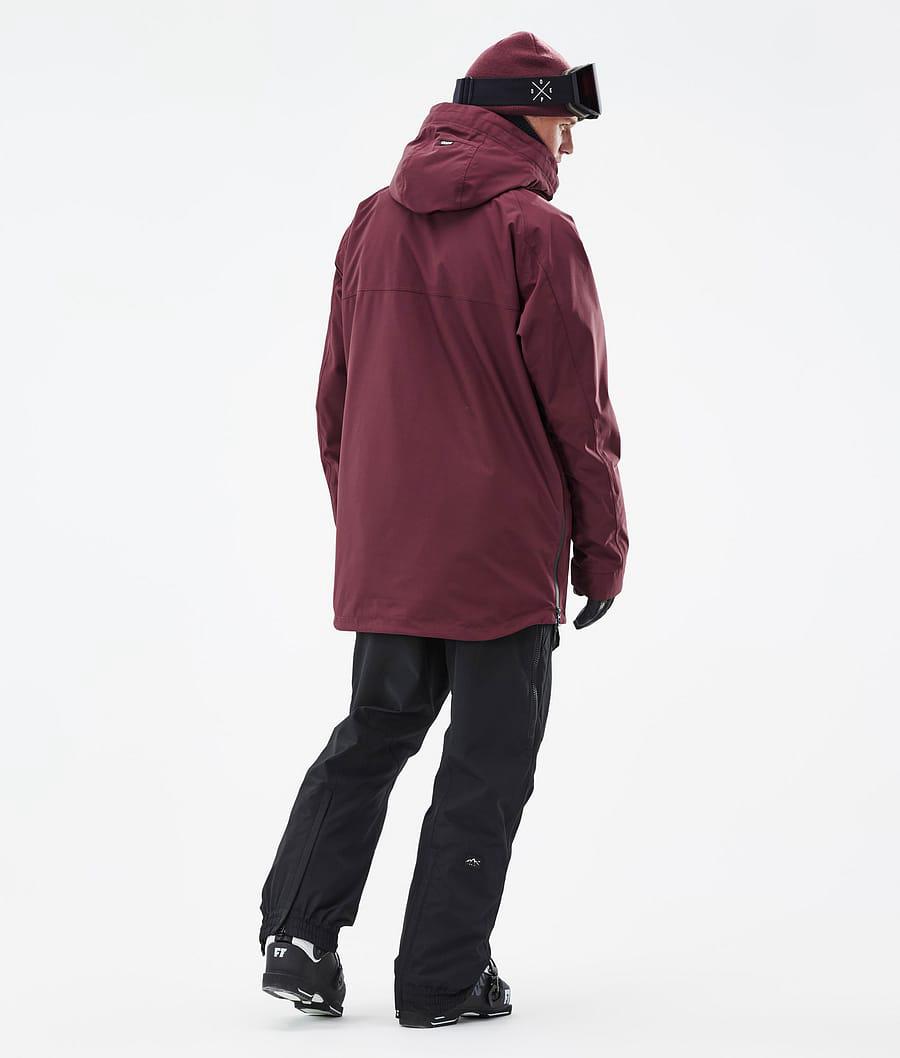 Men's Dope Akin Ski Jacket Burgundy  USA |  COTAS-7351