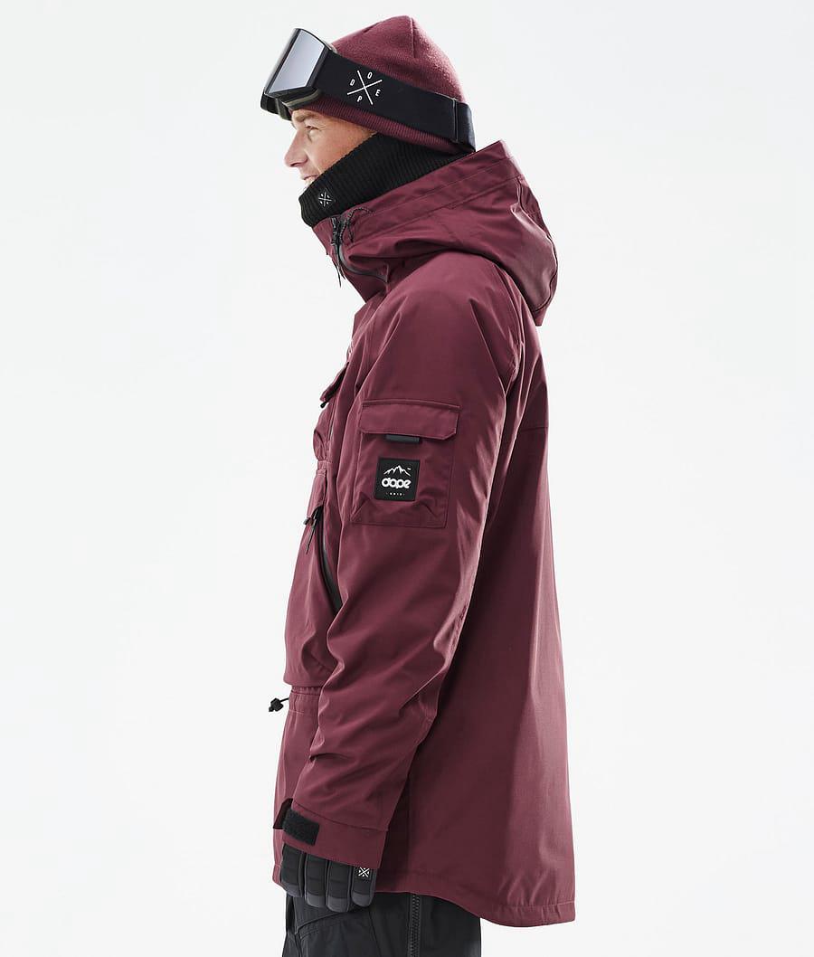 Men's Dope Akin Ski Jacket Burgundy  USA |  COTAS-7351