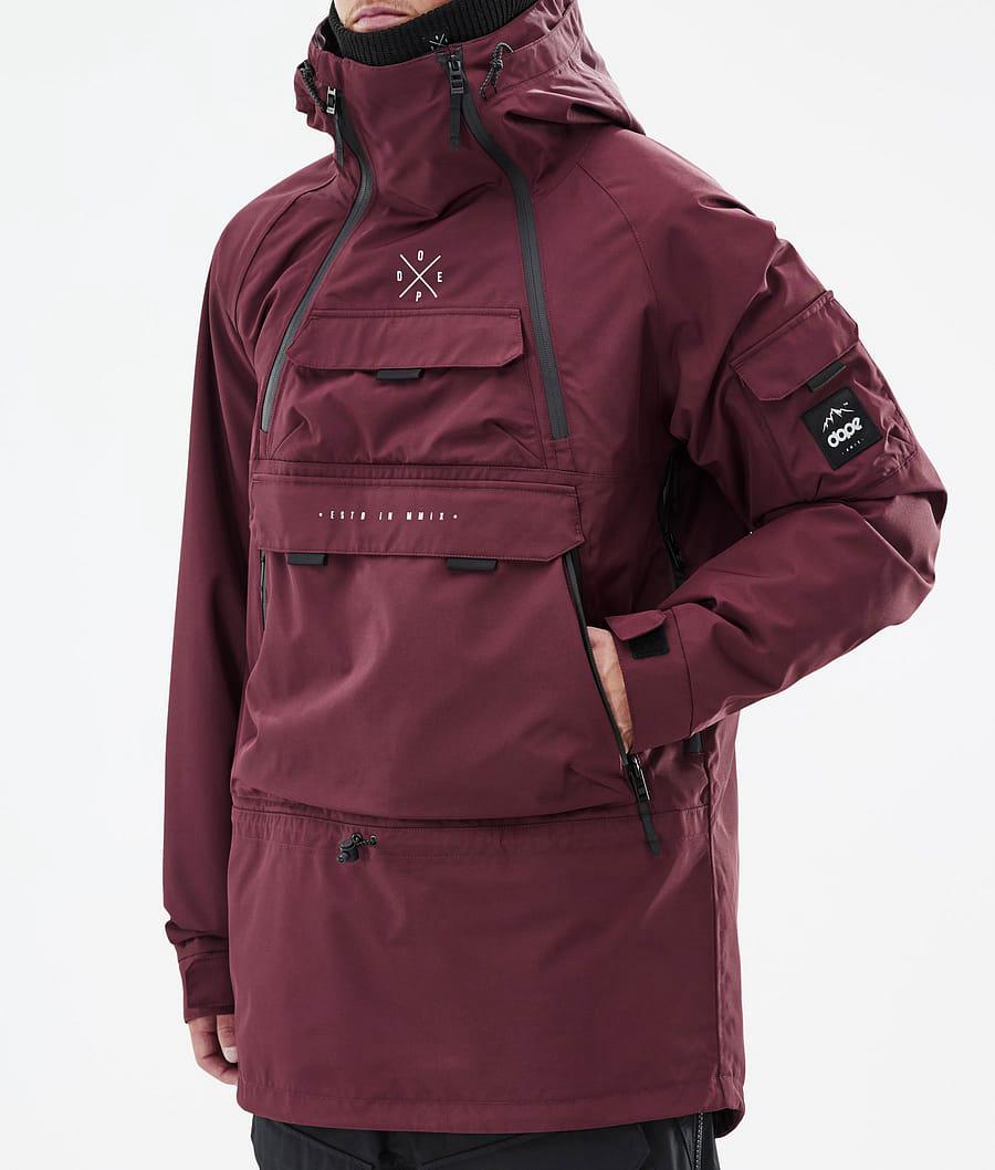 Men's Dope Akin Ski Jacket Burgundy  USA |  COTAS-7351