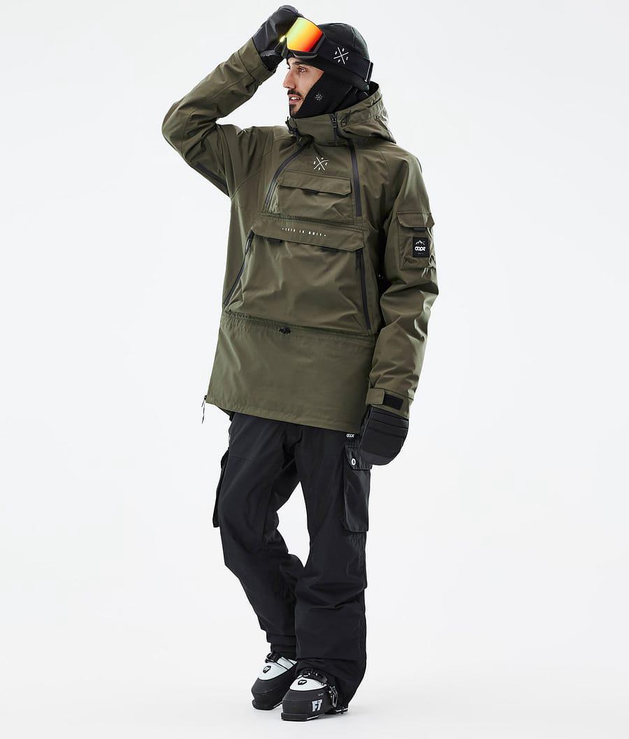 Men's Dope Akin Ski Jacket Olive Green  USA |  UNZJX-2160